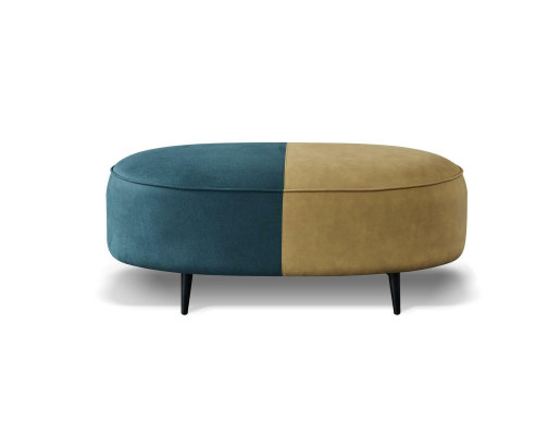 Design Pouf ovale Chesterfield Poggiapiedi Pouf Pouf Panchina imbottita Sgabello