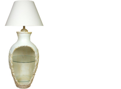 Design lampada da terra Vase XXL 138 cm Lampada a piantana Lampade Scaffale Illuminato Vetrina