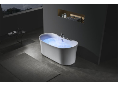 Vasca idromassaggio in acrilico Jacuzzi Vasca idromassaggio interna Vasca da bagno Home Spa Bianca