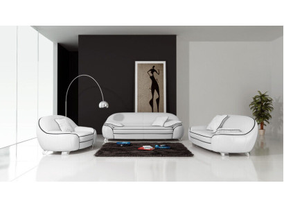 Sofà completo 3+1+1 Sedile divano Couch imbottito Set divano Moderni divani