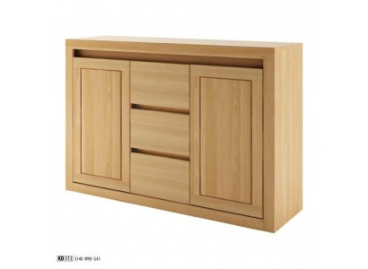 Mobiletto credenza in legno massiccio Armadio Armadi Legno massiccio Quercia 140x90cm Comodini