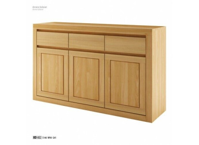 Mobile credenza moderno in legno. Realizzato a mano in legno massello.