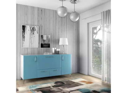 Baby Blau credenza Sideboard di lusso per il soggiorno, pareti attrezzate, e comò.