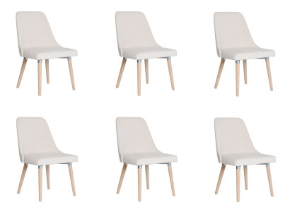 6x Sedie Imbottite Design, Set di Sedie Sitz Polster Stuhl, Divano Set Sedia Lounge Club