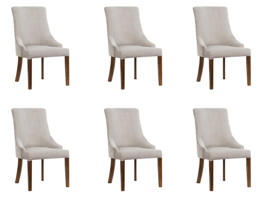 6x Set di sedie imbottite design, poltrona poltroncina completa lounge club nuova