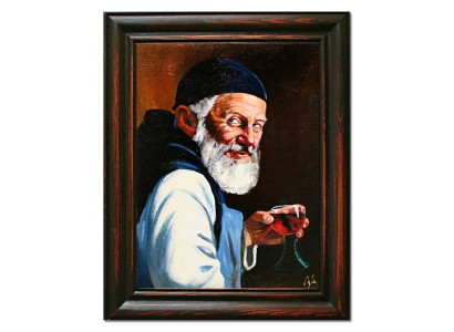 Quadro ad olio Quadri ad olio Dipinti Immagini Immagine Dipinto a mano Olio con cornice Barocco G05055