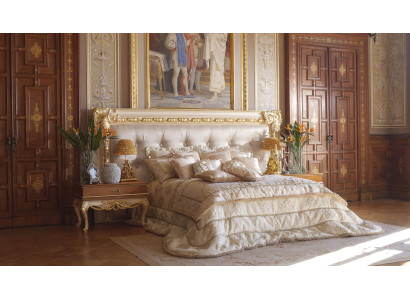 Chesterfield Bed Letti matrimoniali di lusso Mobili italiani Arredamento Boiserie