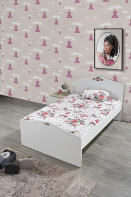 Camera dei bambini Letto Camera per ragazzi Legno Camera da letto Letti Bianchi Mobili Nuovi