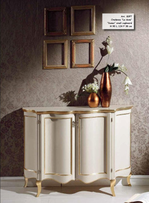 Armadi Bianco Lusso Sideboard Mobili Italiani Italiani Comò 124x90x38