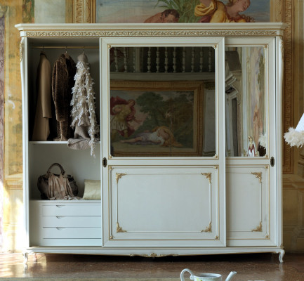 Armadi credenza Nuovo Design multiuso Legno nuovo Classico Scaffale Armadio vestiti