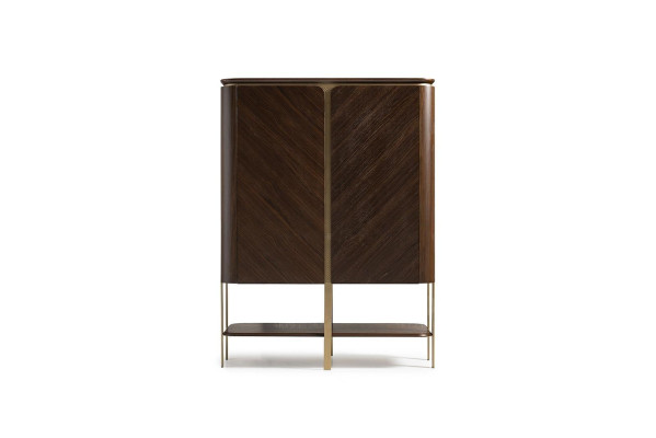 Bar cabinet Armadio in legno Armadio in legno Legno Bar Marrone Design bevande Bottiglie