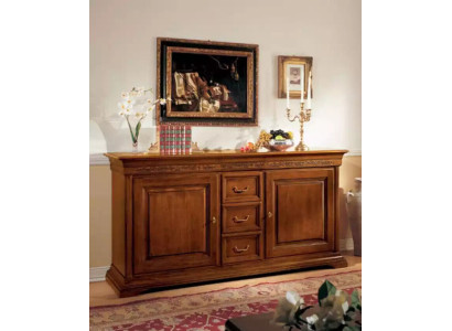 Classico comò credenza armadio in stile italiano mobili marroni nuovi