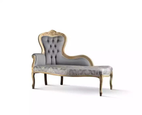 Banca classica per il soggiorno, design poltroncina Chesterfield nuova.