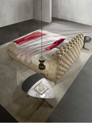 Chesterfield letto Letti di lusso Cornici letto in legno Mobili Design Moderni Strutture letto